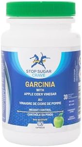 Garcinia Cambogia Supplement with Apple Cider Vinegar by Stop Sugar Crave | Helps Regulate Blood Sugar Levels | 90 Capsules, 30 Day Supply