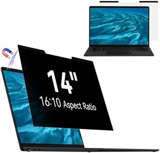 Mamol Magnetic Laptop Privacy Screen 14 inch ,16:10 Aspect Removable Anti Glare Protector Blue Light Privacy Screen Filter,Filter Shield Compatible with HP/Dell/Acer/Asus/Samsung/Lenovo/Thinkpad Envy