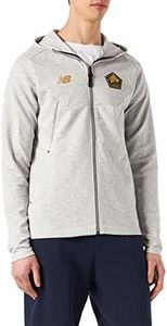 Lille OSC New Balance - Sudadera con Capucha y Cremallera, Prenda de Viaje de la Temporada 2021/22, Unisex, Color Gris