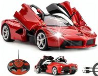 Sky Tech® Big Size Rechargeable Racing Car with Remote Control Sports with Openable Doors High Performance Rc Car with Led Lights for Kids Super Sports Car for Kids Speed Rc Toy (Multicolor)