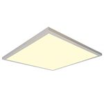 Designers Fountain PF2240XMD30 3000K LED Panel 2' X 2' Ultra Thin Edge-Lit 40W Flat Light Residential Flushmount Surface Mount/Commercial Drop Ceiling Fixture 4000 Lm-3000 Cct, 2'X2', White