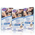 Alfapet Kitty Cat Sta-Put Elastic Sifting Litter Box Liners Jumbo Size 5 Count (3-Pack/Boxes)