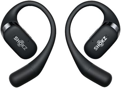 Shokz OpenFit Open-Ear True Wireless Bluetooth Headphones with Mic, Black