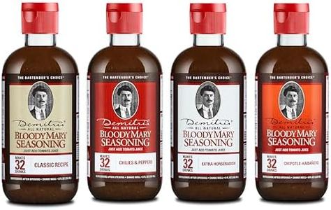 Demitri's Bloody Mary Mixes 8 oz Variety Pack - Set of 4