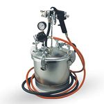 YUNSHINE 10L Pressure Tank Paint Spray Gun with 2.0 Mm Nozzle 2-1/2 Gal. Pressure Pot & Spray Gun with Hoses