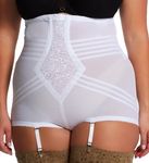 Rago Style 6109 - High Waist Firm Shaping Panty, White, 9X, 48