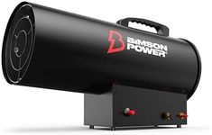 Bimson Power 50kW Propane Space Heater, 170,000 BTU Gas Heater for Industrial Spaces up to 1000m³, Portable Outdoor Warehouse & Garage Heating, Adjustable Thermostat, Low Emissions, 3 Year Warranty