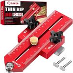 Saker Thin Rip Jig Table Saw Jig Guide, Making Repetitive Narrow Strip Cuts, Fit for 3/4" x 3/8" Slots, for Table Saw Band Saw Router Table