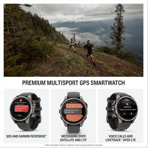 Garmin fēnix 8 Pro LTE GPS Smartwatch 47mm – AMOLED, Graphite