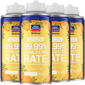 Glodway Air Refresher,Odor Eliminator Remover Spray,Odor Remover,Lemon Long-Lasting Scent For Home,Couch,Mattress,Furniture, bathroom,Fabrics & Trash,6 Ounce,4 pack