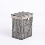 Wicker Laundry Basket With Liner