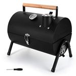 Leonyo Portable Charcoal Grill, Small BBQ Grill, Mini Tabletop Charcoal Grill, Compact Camping Grills for Outdoor Cooking, RV Traveling Picnic, Hibachi Griddle, Backyard Patio, Beach