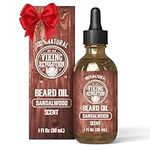 Viking Revolution - Beard Oil - All Natural Variety Beard Oil For Men With Argan & Jojoba Oils - Softens, Smooths & Strengthens - Gifts For Men - Sandalwood - 30 ml