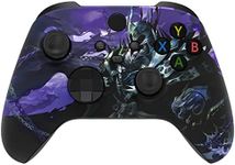 eXtremeRate Chaos Knight Front Housing Shell for Xbox Series X/S Controller, Custom Soft Touch Cover Faceplate for Xbox Series X/S, Xbox Core Controller - Controller NOT Included