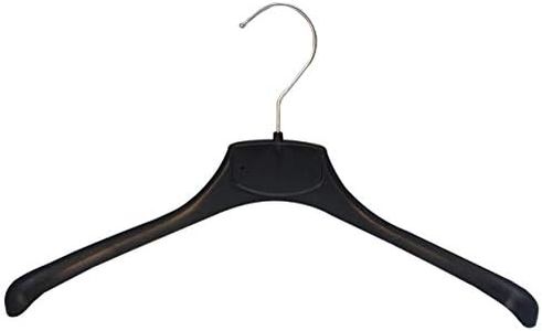 Kiroplast 25 Perchas para Camisas Camisetas de Plástico Ahorro de Espacio Antideslizantes Hombros Estrechos Perchas Ropa (42cm)