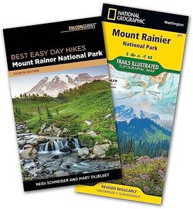 Best Easy Day Hiking Guide and Trail Map Bundle: Mount Rainier National Park