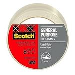 Scotch General Purpose Tape Transparent 48 mm x 66 m 1 Roll/pack - Ideal for Packing Boxes and Parcels