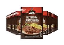 Club House, Dry Sauce/Seasoning/Marinade Mix, Mushroom Gravy, 21g, Case Pack 18 Count - Packaging May Vary