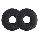 kwmobile Ear Pads Compatible with Technics RP DJ1200 / DJ1210 Earpads - 2x Replacement for Headphones - Black