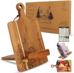 Wood Cookbook Stand for Kitchen Cou