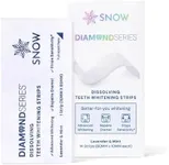 SNOW Diamond Teeth Whitening Strips | Gentle & Enamel Safe White Strips for Teeth Whitening | at-Home Dental Hygiene & Tooth Care for a White Smile | Easy & Convenient Tooth Whitening Strips | 14 Ct