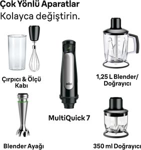 Braun MultiQuick 7 Hand Blender – Powerful Stainless Steel Mixer