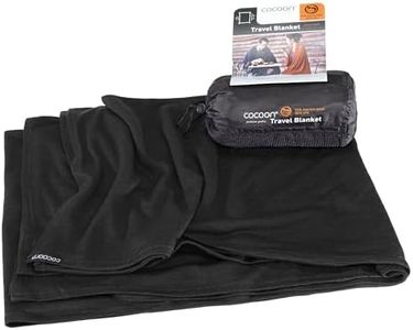 Cocoon Travel Blanket Merinowolle/Seide - Reisedecke, Farbe Cocoon:Black