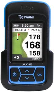 IZZO Golf Swami Ace Handheld Golf GPS Rangefinder - Blue