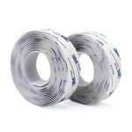 3M Double Sided Hook and Loop Tape, Self Sticky Adhesive Heavy Duty Strips Fastener, Interlocking Tape for Window Fixing, Photo, Mosquito Net, Carpets, Car and Handmade,1 inch*10ft*2rolls-White