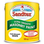 Sandtex Retail Ultra Smooth Masonry Brilliant White 2.5 L