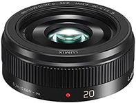 Panasonic LUMIX H-H020AE-K 20 mm Micro Four Thirds Camera Lens - Black