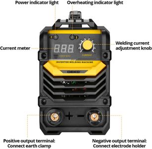 DEKOPRO 250A MMA Stick Welder – Portable Welding Machine