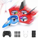 Spider Drone RC Airplane,2.4GHZ Remote Control Plane with 4 Replacement Propeller,360° Flip Easy to Fly Anti-Crash Remote Control Aircraft for Kids Boys Beginners