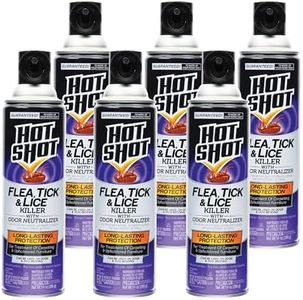 Hot Shot Flea, Tick & Lice Killer with Odor Neutralizer (Aerosol)(Pack of 6)