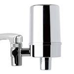 iSpring DF2-CHR Water Filter Tap, Tap Water Filter for Kitchen, Bathroom, or RV Sink, 500 Gallons Long Life, Chrome Finish