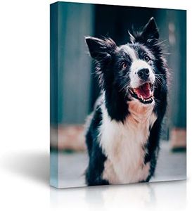 SIGNLEADER Canvas Prints with Your Photos, Personalized Canvas Wall Art, Favorite Family Member Canvas Pictures Custom Wall Art - 16x20 inches