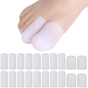 Madholly 20 Pieces Gel Toe Cap, Prevent Callus and Blistering, Silicone Toe Protector for Women and Men