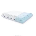 WEEKENDER Ventilated Gel Memory Foam Pillow - Washable Cover , White, Standard (Pack of 1)