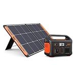 Jackery Solar Generator 500, 518WH Power Station with SolarSaga100W Solar Panel, Mobile Lithium Battery Pack for Holiday RV Camping, Outdoor Adventure, Emergency