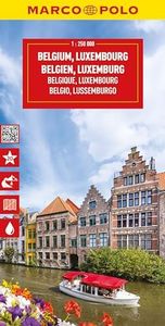 Belgium and Luxembourg Marco Polo Map