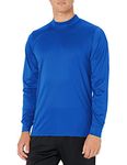 Augusta Sportswear Men's Wicking Mock Turtleneck, Royal, Medium