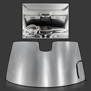 GalaxyAutoShield Custom Fit Windshield Sun Shade for 2022 2023 Acura MDX SUV, Base, Sport, Hybrid, A-Spec, Insulated Window Sunshade Privacy Accessories Blockout UV Reflector Protection - Made in USA