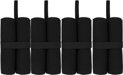 MOOCY Canopy Weight Bags(120LBS) for Pop up Canopy Tent, Leg Canopy Weights Sand Bags for Instant Outdoor Sun Shelter Canopy/Patio Umbrella,Set of 4,Black