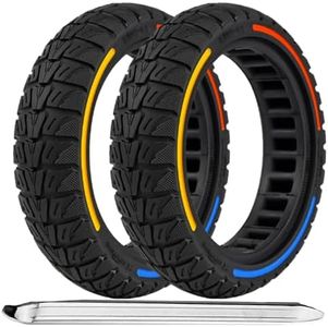 TOUBEUU Solid Tires 8.5x2 Inches for Electric Scooter, 50/75-6.1 Off-Road Replacement Wheels, Rubber Tyre 8-1/2'' for Gotrax GXL V2/XR/APEX & Xiaomi M365/M365 Pro/Pro 2/1S and All 8.5'' Scooter (2PCS)