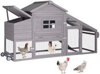 Aivituvin Chicken Coop Mobile Hen C