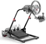DIWANGUS Steering Wheel Stand Foldable Racing Wheel Stand Adjustable Gaming Wheel Stand Sim Racing Rig for Logitech G29 G920 G923 G25 G27 Thrustmaster T300Rs T300Gt T150Rs Supporting TX Xbox