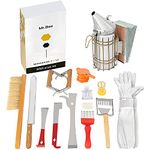 Beekeeping Supplies Tools Kit 14 Pcs for Beekeeper Necessary Bee Hive Supplies Beekeeping Starter Tool Kit PRO Edition