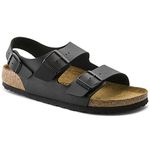 Birkenstock MILANO Birko-Flor Wide, Men's Slingback Sandals, Black, 9.5 UK (44 EU)