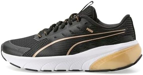 Puma Women Cell Glare Wns Road Running Shoes, Puma Black-Puma Gold-Puma White, 40 EU