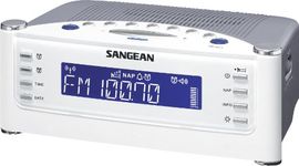 Sangean RCR-22 AM/FM Atomic Clock Radio (White)